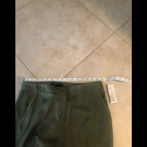 Etcetera Green Pants.  Size 6.  NWT - Picture 3 of 4